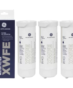 GE XWFE Refrigerator Water Filter, Certified to Reduce Lead, Sulfur, and 50+ Other Impurities, Replace Every 6 Months for Best Results
